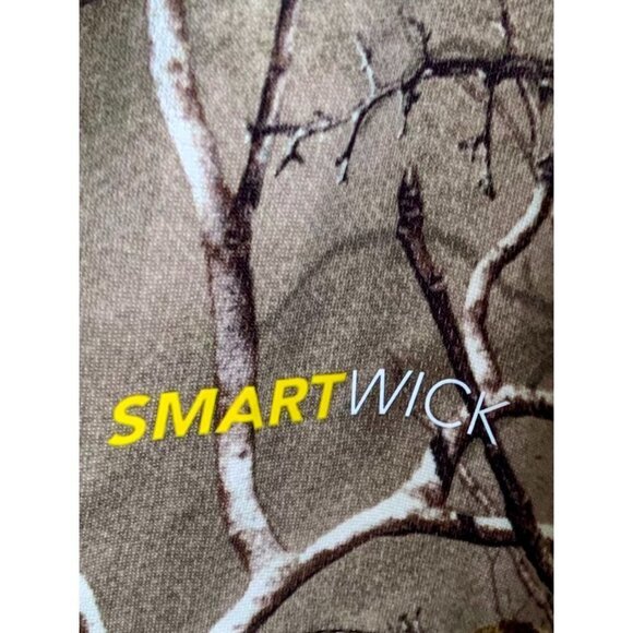 Field & Stream short sleeve mens brown green camouflage tee smart wick Large - Picture 5 of 8